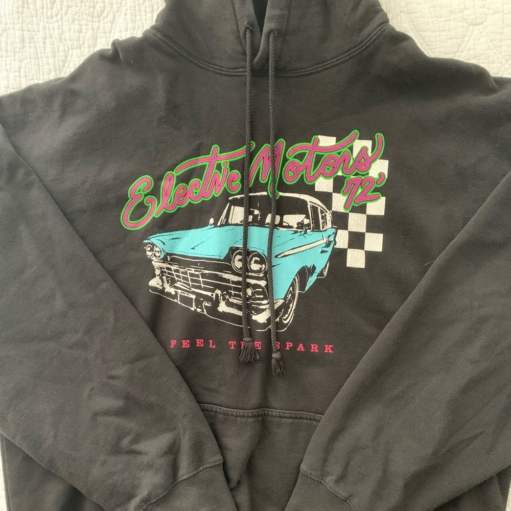 Brandy Melville Christy electric motors hoodie